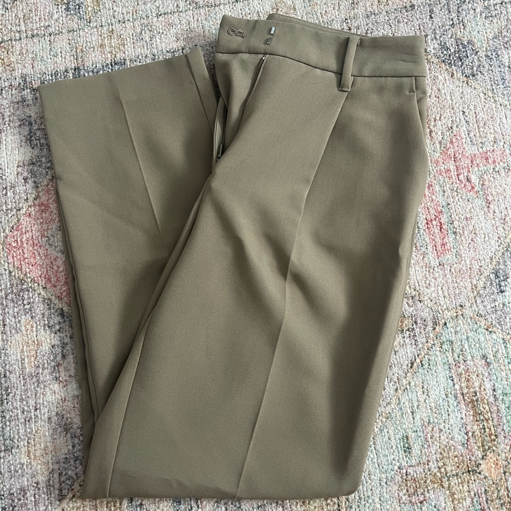 Nine West Khaki Trouser Pants